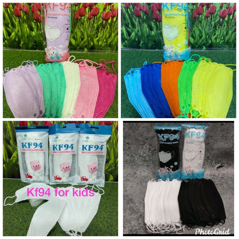 Masker kf94 polos anak