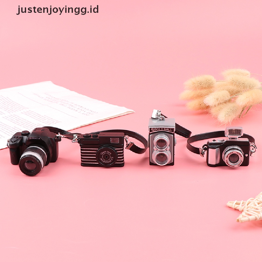 Justenjoyingg.id 1Pc Miniatur Kamera Digital SLR Aksesoris Rumah Boneka