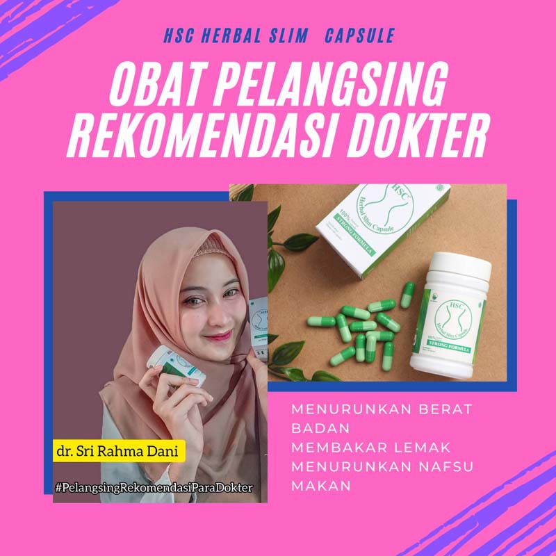 OBAT PELANGSING HERBAL HSC PELANGSING BADAN ISI 60 KAPSUL