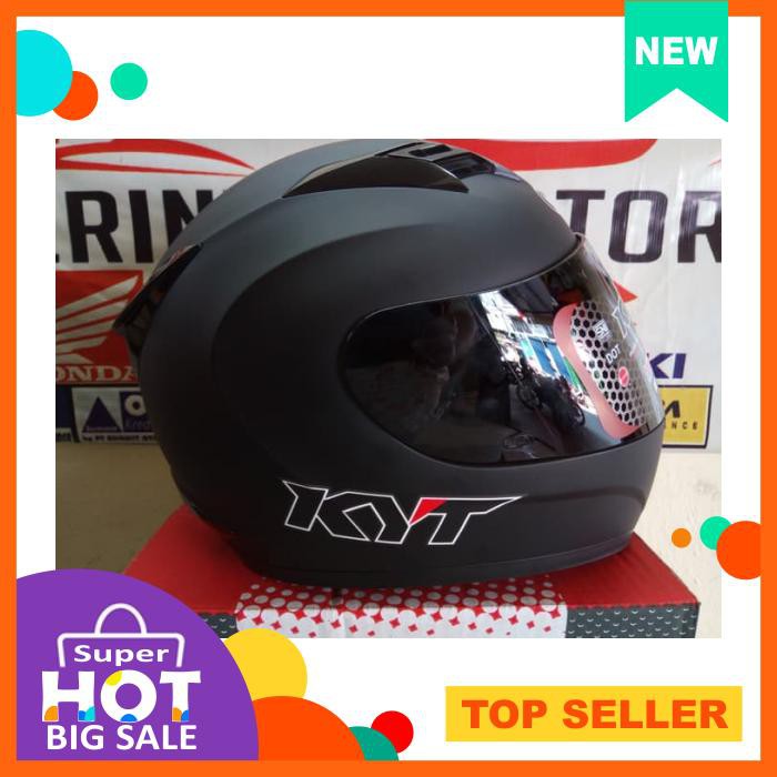Helm Kyt Fullface R 10 Black Doff
