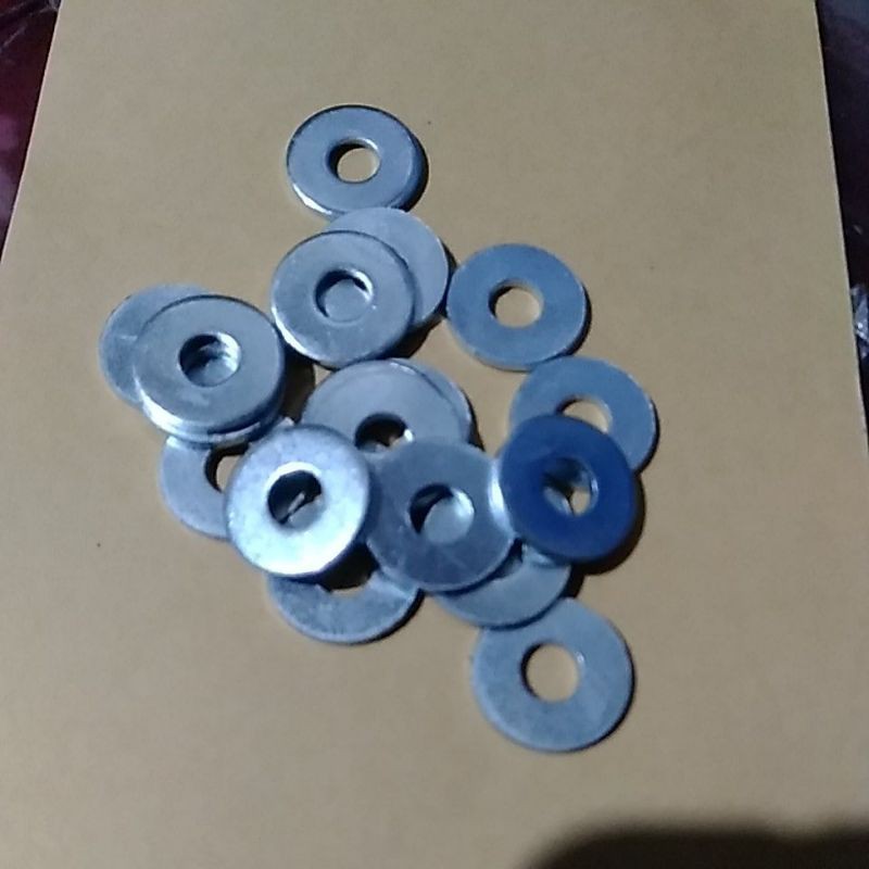 Ring Plat 6 mm 10 pcs Lebar tebal / tipis