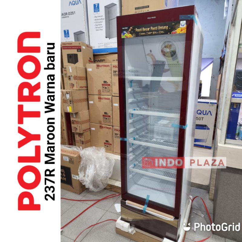 POLYTRON SHOWCASE 4 Rak 285 Liter SCN-237