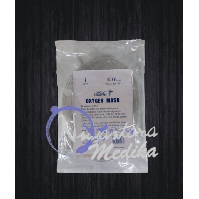 Masker Oksigen Bayi, Anak &amp; Dewasa Original Life Resources / Oxygen Mask