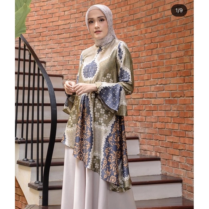 PRELOVED WEARING KLAMBY ANGGREK TUNIC CALANTHE ORIGINAL SIZE M