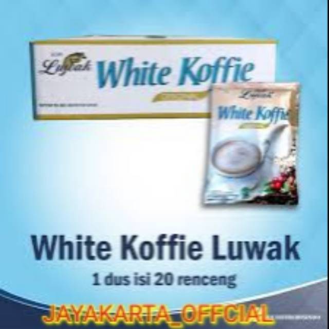 

LUWAK WHITE COFFEE 20 GR