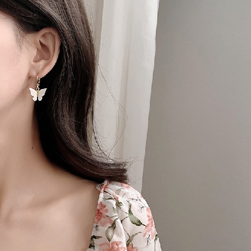Anting Stud Bentuk Bunga Kecil Gaya Korea