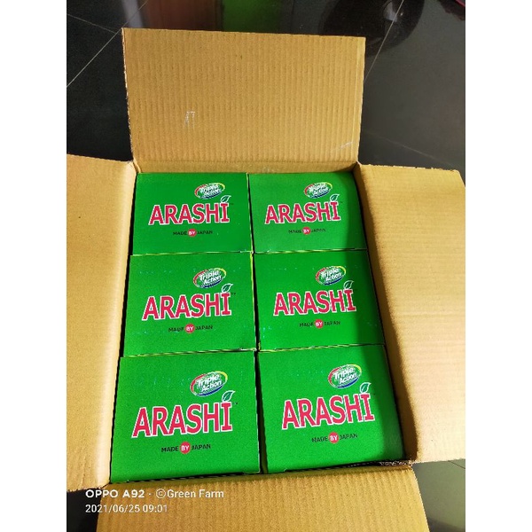 SALE..!! 1 dus Arashi Triple Action Anti Layu kemasan 100gr x 60 lebih Hemat anti layu bakteri