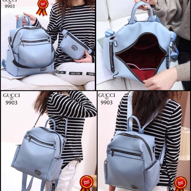 TAS GUCCI 9903# NEW Arrival GUCCI GOMES With Waist Lifestyle Belt Bag mirror 2in1 Soft Leather 9903#