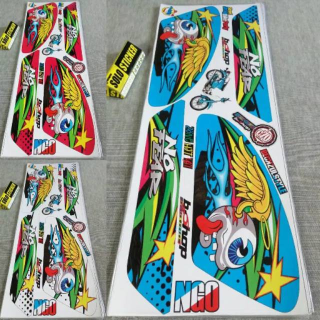 BISA COD (TERLENGKAP) -Striping Motor Variasi Honda C70-Pitung Style