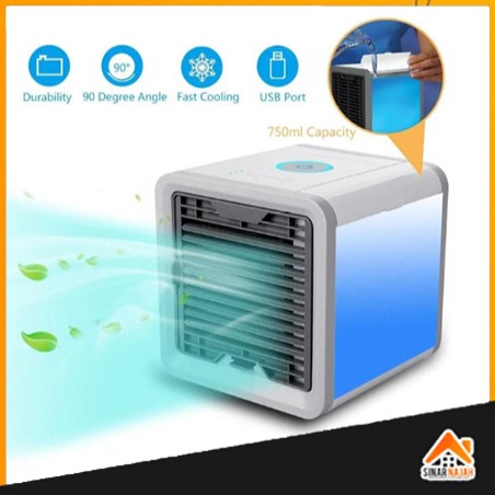 AC MINI PORTABLE AIR COOLER PENDINGIN RUANGAN USB 7 LED AC MINI AC KAMAR PORTABLE