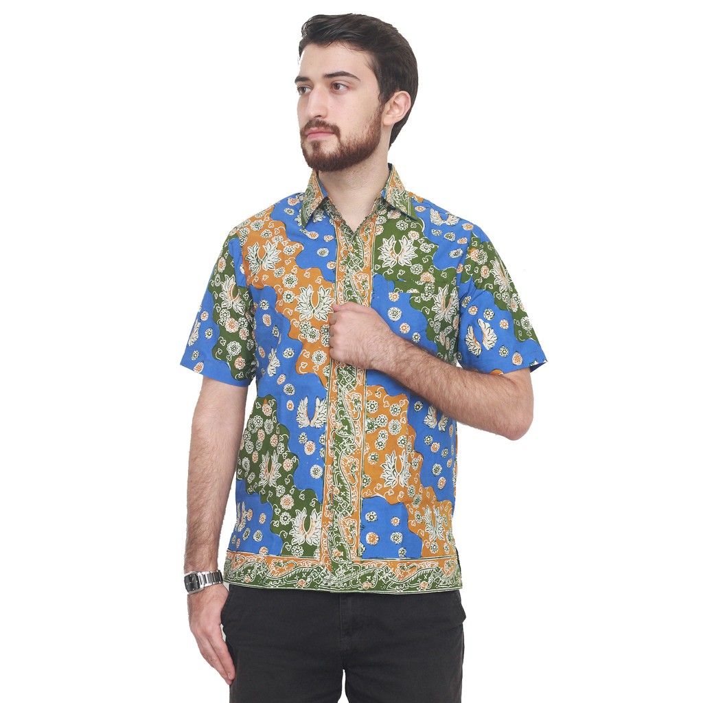 Model Baju Batik Pria Cap Asli Jambi Berkualitas - Zallatra A4