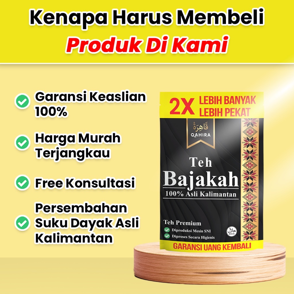 Teh Bajakah Qahira Kalimantan Obat Bajakah Asli Original Teh Celup Bajakah Akar Bajakah Kayu Bajakah