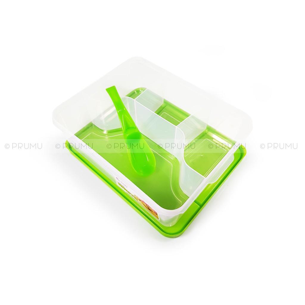 GROSIR Lunch Box - Kotak Makan 4 Sekat - Bento Box - Souvenir Ulang Tahun - Suvenir Ultah - Narita
