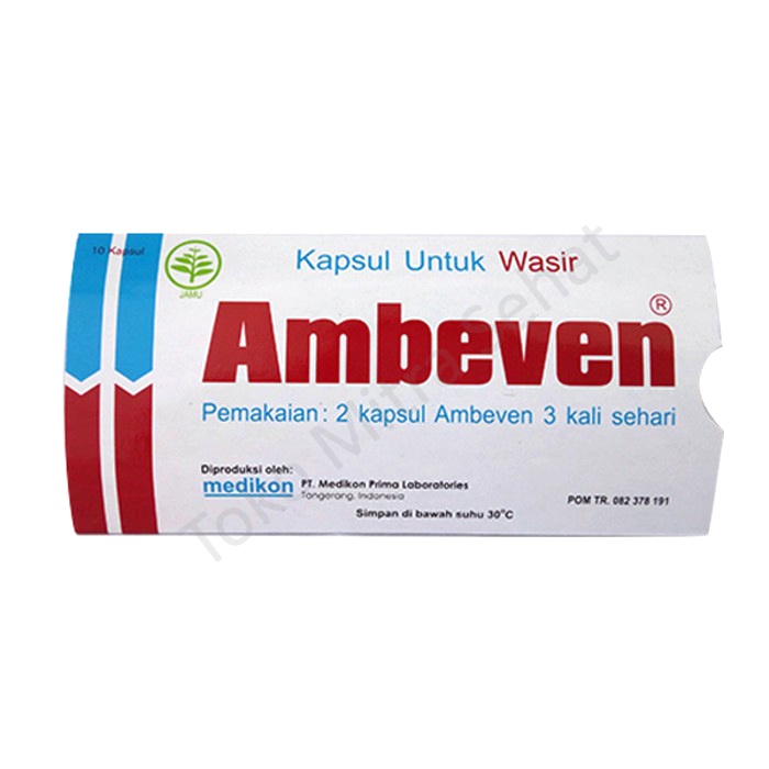 AMBEVEN 10 Kapsul OBAT WASIR / AMBEIEN / KAPSUL WASIR / AMBEIAN