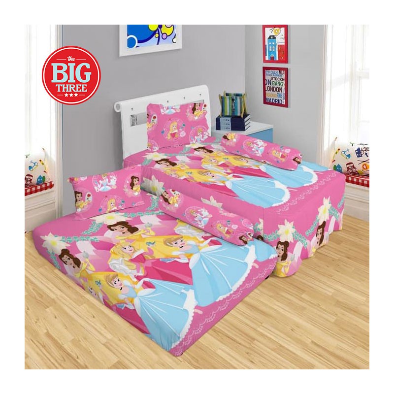 Sprei LADY ROSE SORONG DUO 2in1 120x200 motif HELLO KITTY DANIEL PINK D*raemon L*L Royal Princes  - Single 120 LADYROSE SP