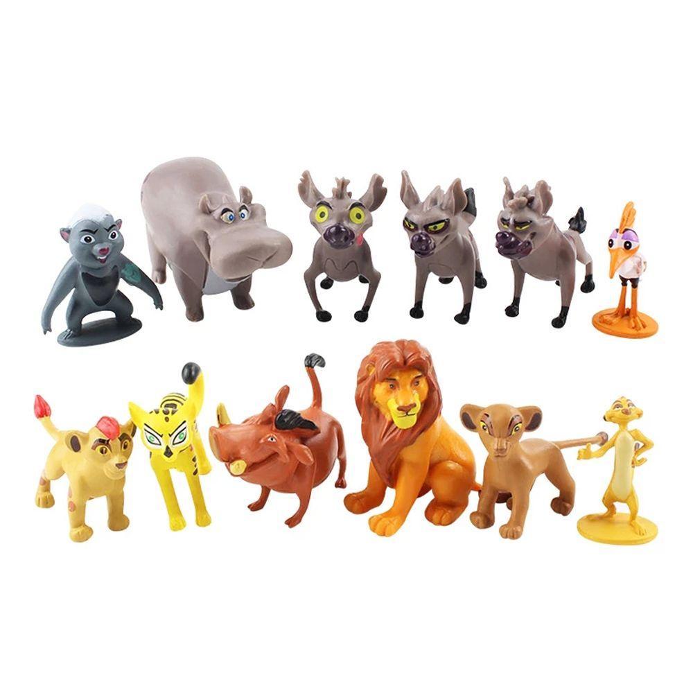 Lanfy Lion King Action Figure Mainan Anak PVC Figure Model Boneka Mainan Ornamen Boneka Anime Lion King