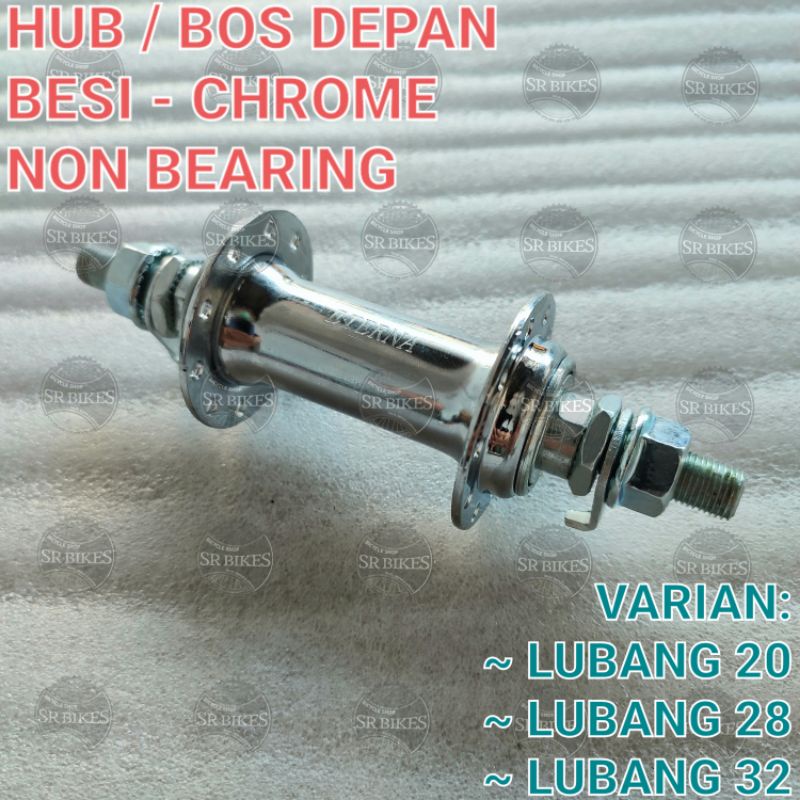 HUB / BOS DEPAN SEPEDA. Lubang 32 atau 28 atau 20 Hole