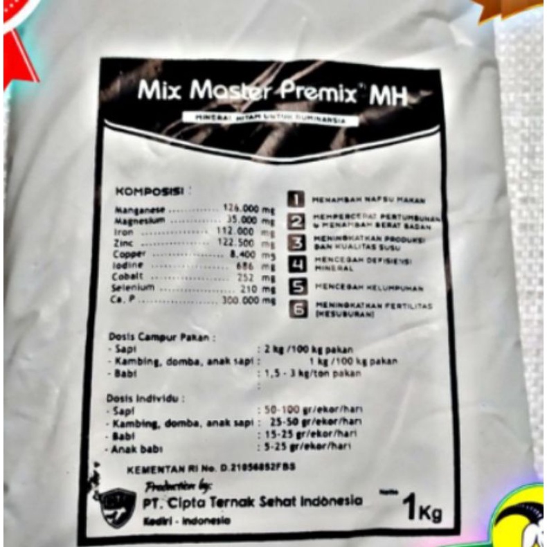 obat lumpuh Mineral Hitam Ternak Sapi Kambing / Obat Lumpuh Sapi