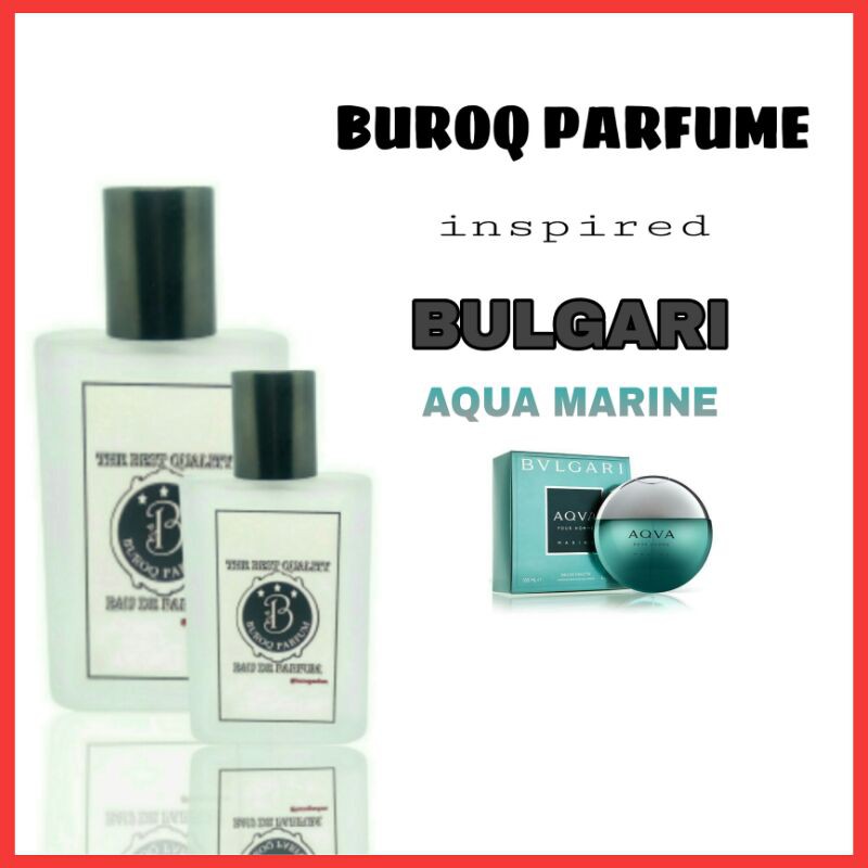 PARFUM BULGARI AQUA MARIN MARINE PARFUME UNISEX WANGI SEGER KALEM CITRUS REMPAH _inspired by BUROQ PARFUM