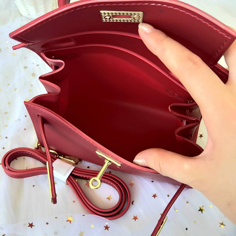 (COD) tas selempang wanita cewek bahan jelly matte fashion handbag impor sling bag terbaru