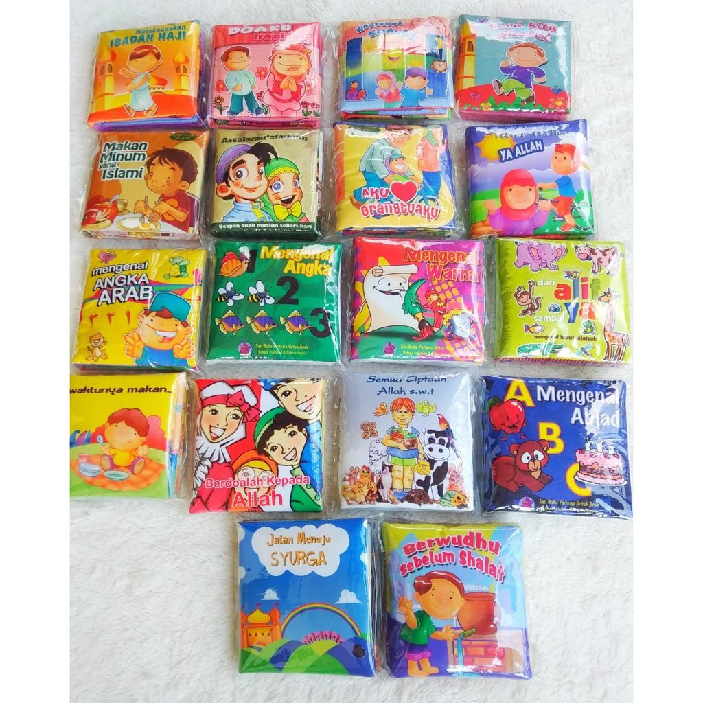 Buku bantal softbook buku anak bayi