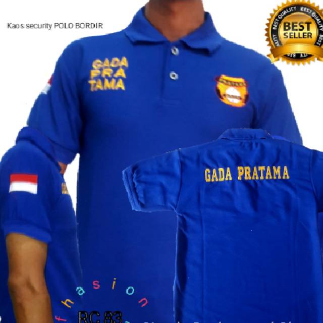 Kaos security/Baju security/Baju polo/Kaos satpam/Kaos kerah-kaos/kaos pria/Kaos gada pratama