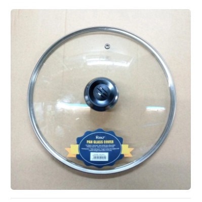 Reno Tutup Panci Wajan Kaca Ukuran 26 cm Glass Lid + Knop