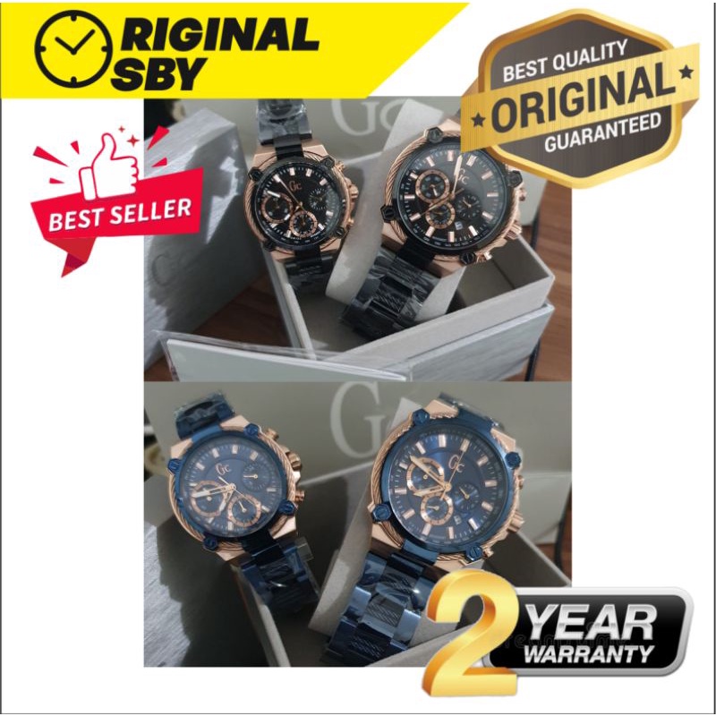 JAM TANGAN PRIA WANITA | RANTAI | KULIT | KARET | MURAH | gu3ss GC seri - Y25003G201/Y24002G201 coup