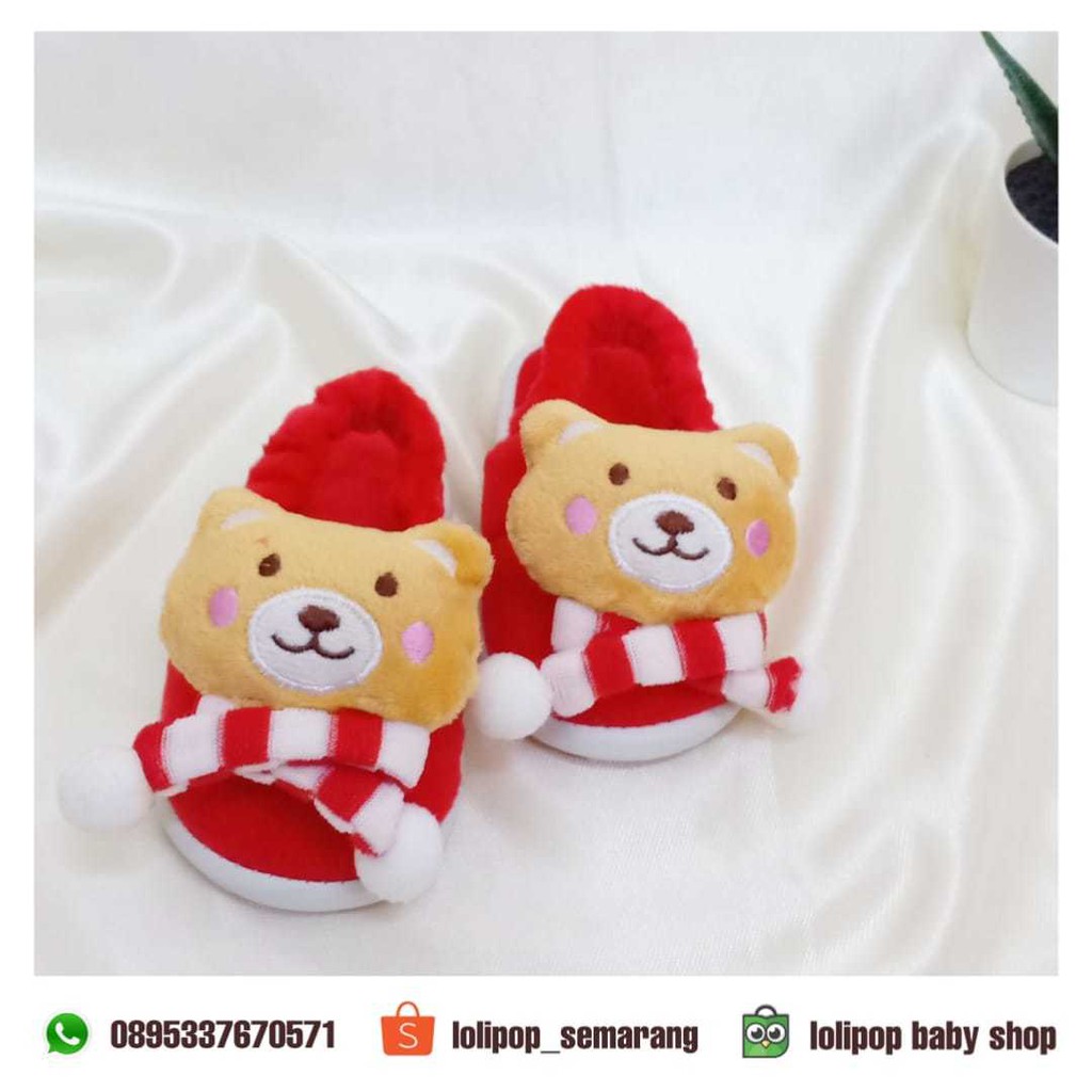 Sepatu Sandal Bayi Baby Shoes Cewek Bear