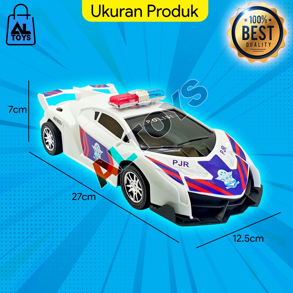 Mainan Mobil Lambo Polisi Patroli RKC02026-3