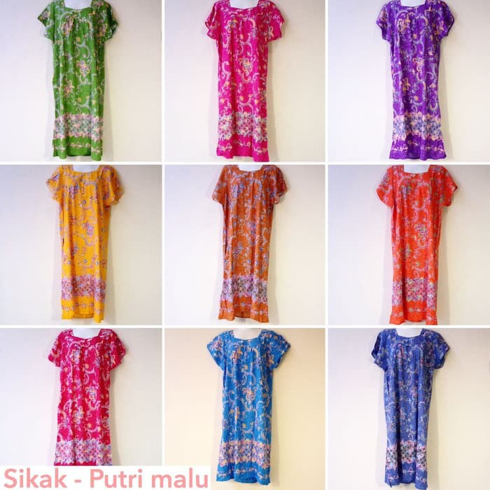 Batik Hengky   Sikak Putri malu   Baju Tidur Wanita Dress Daster Limited