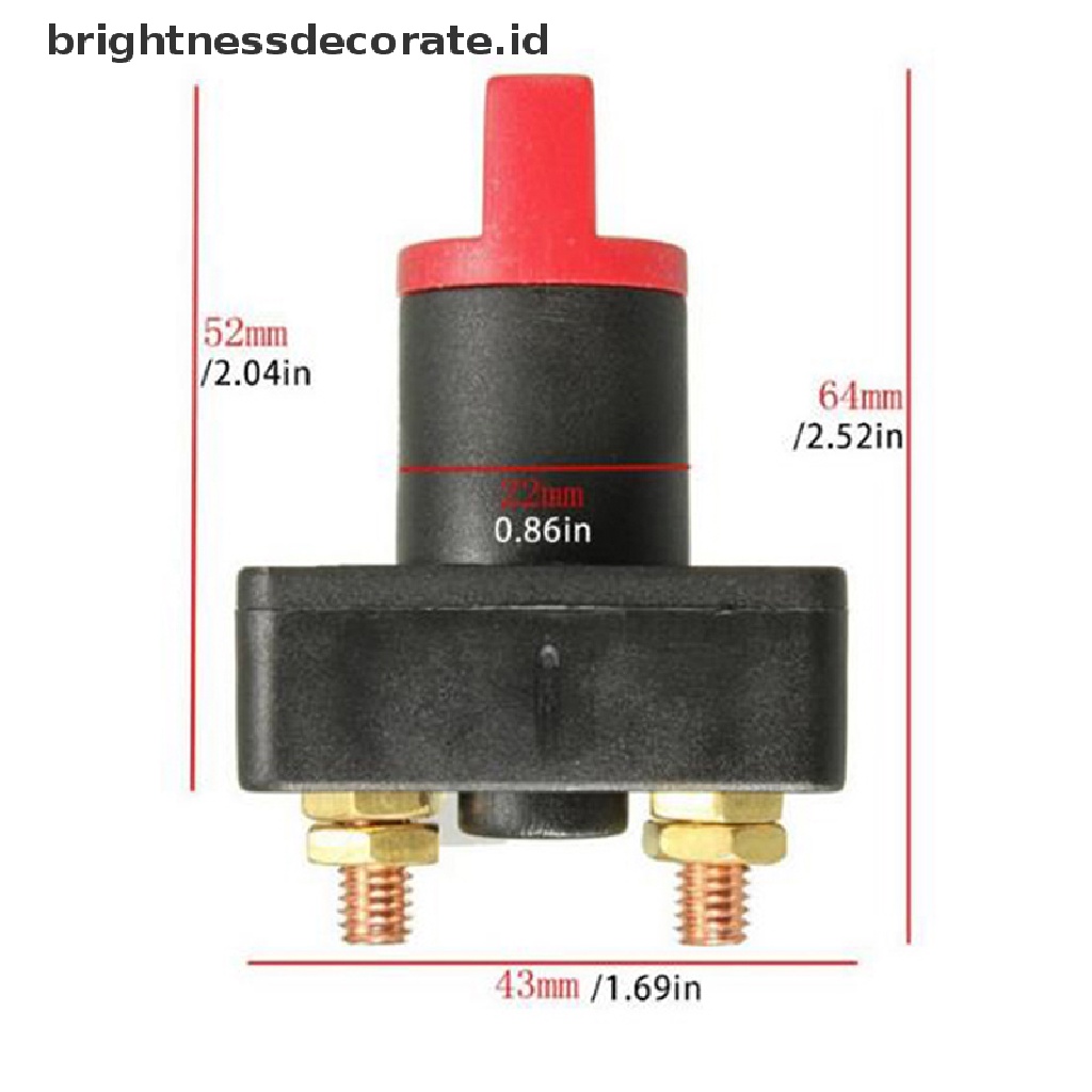 Saklar Isolator Pemutus Arus Baterai 100a Untuk Mobil