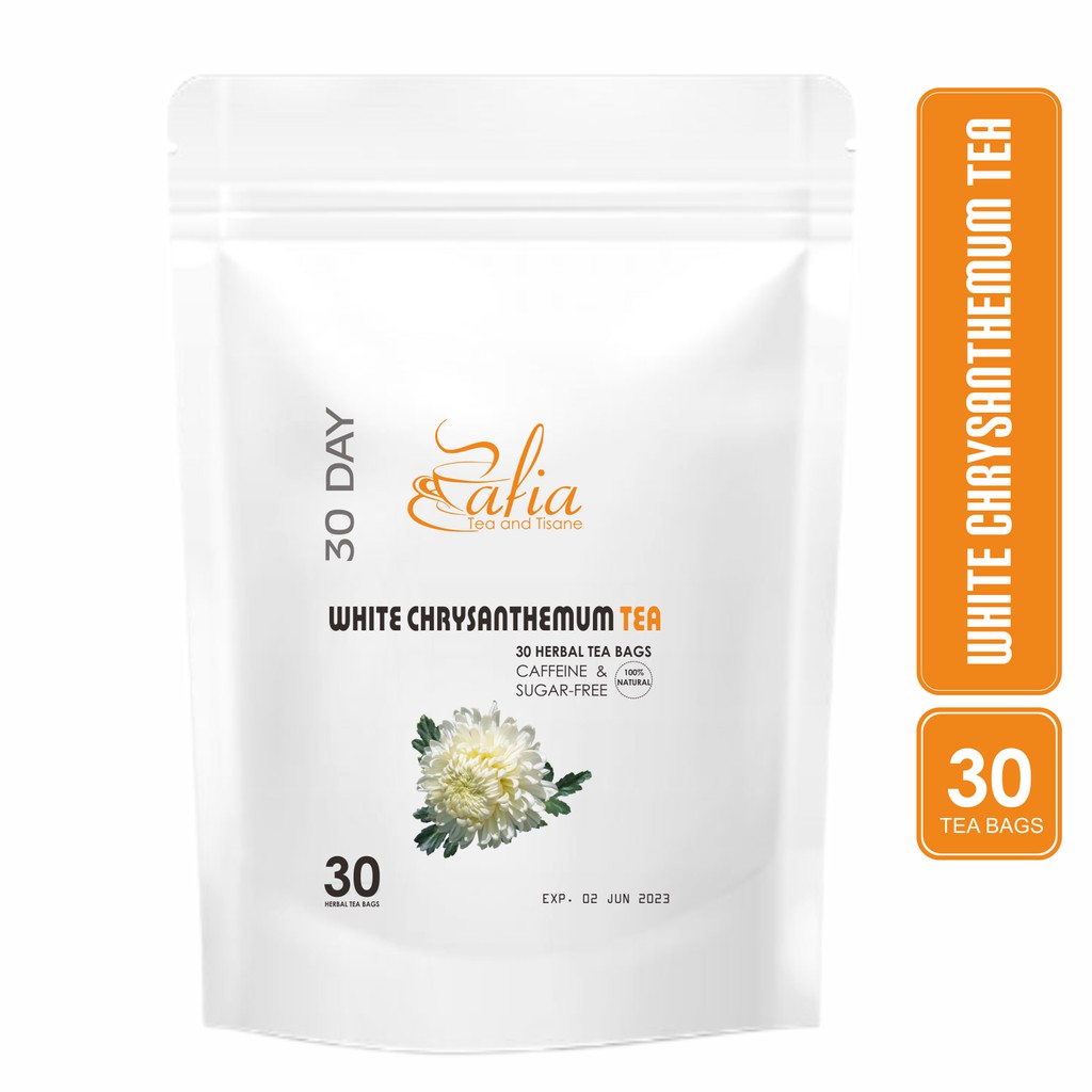 White Chrysanthemum Tea : Teh Bunga Chrysanthemum Putih (30 Tea Bag)