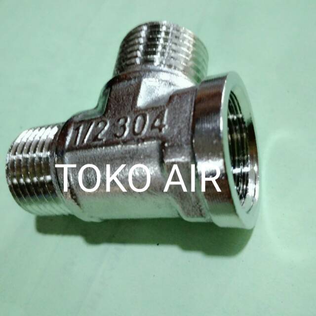 Tee sambung kloset stainless 304 / Tee kloset