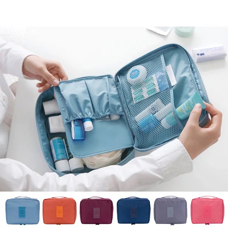 INDOMINI W053 Tas Kosmetik Bag Makeup HP Monopoly Import Murah Mini Organizer Make Up Wanita Korea