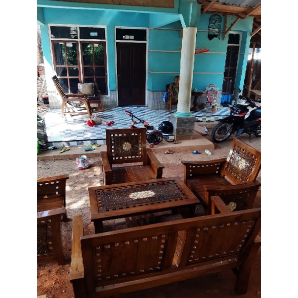 TERMURAH KURSI TAMU JOKOWI JATI JEPARA