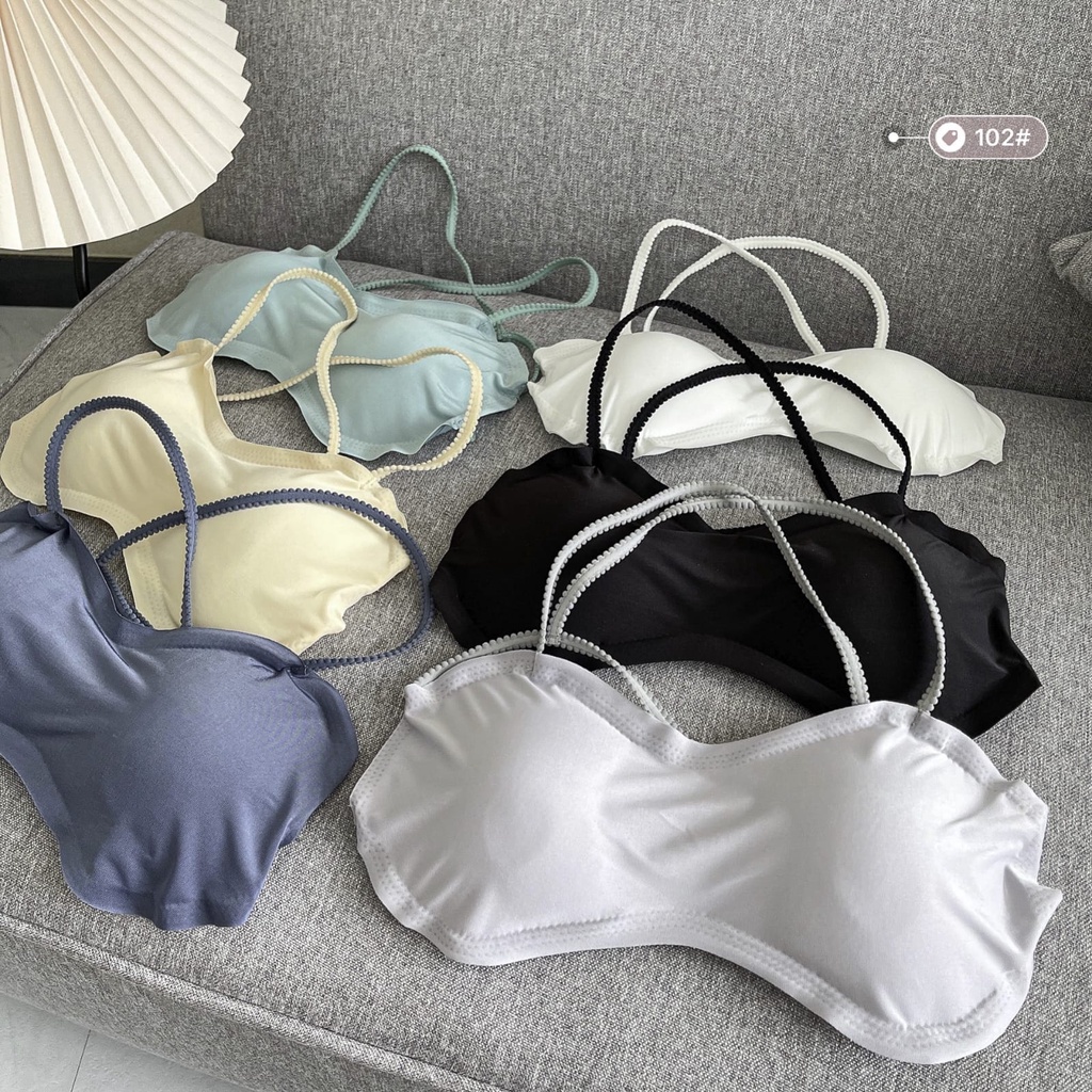 ❀ Chingu ❀ PW147 Bra Bikini Wanita Dalaman Nyaman Tanpa Kawat Import Surabaya