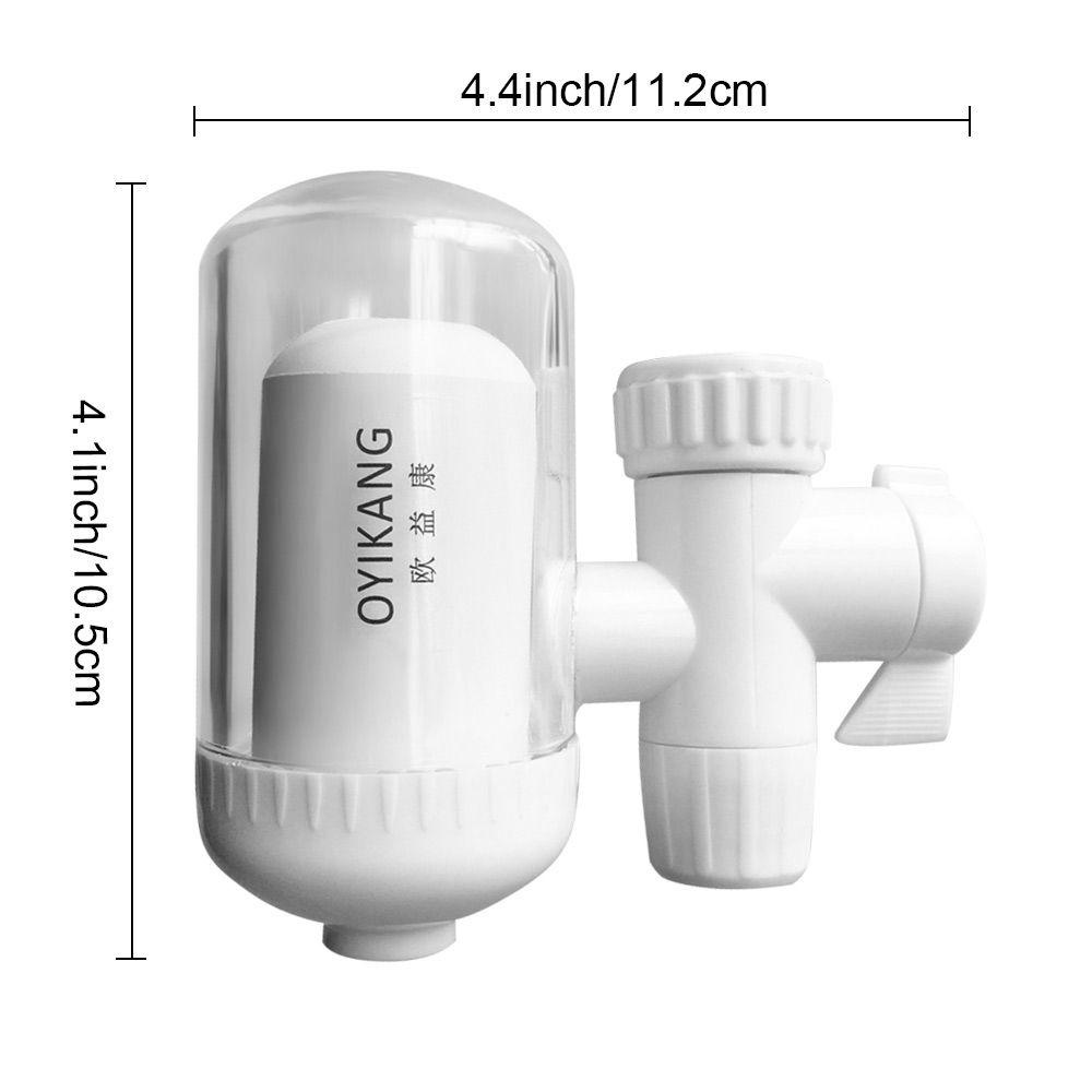 Solighter Saringan Air Keran Keramik Percolator Water Filter Purifier Slashproof Nozzle Water Faucet Sprayer