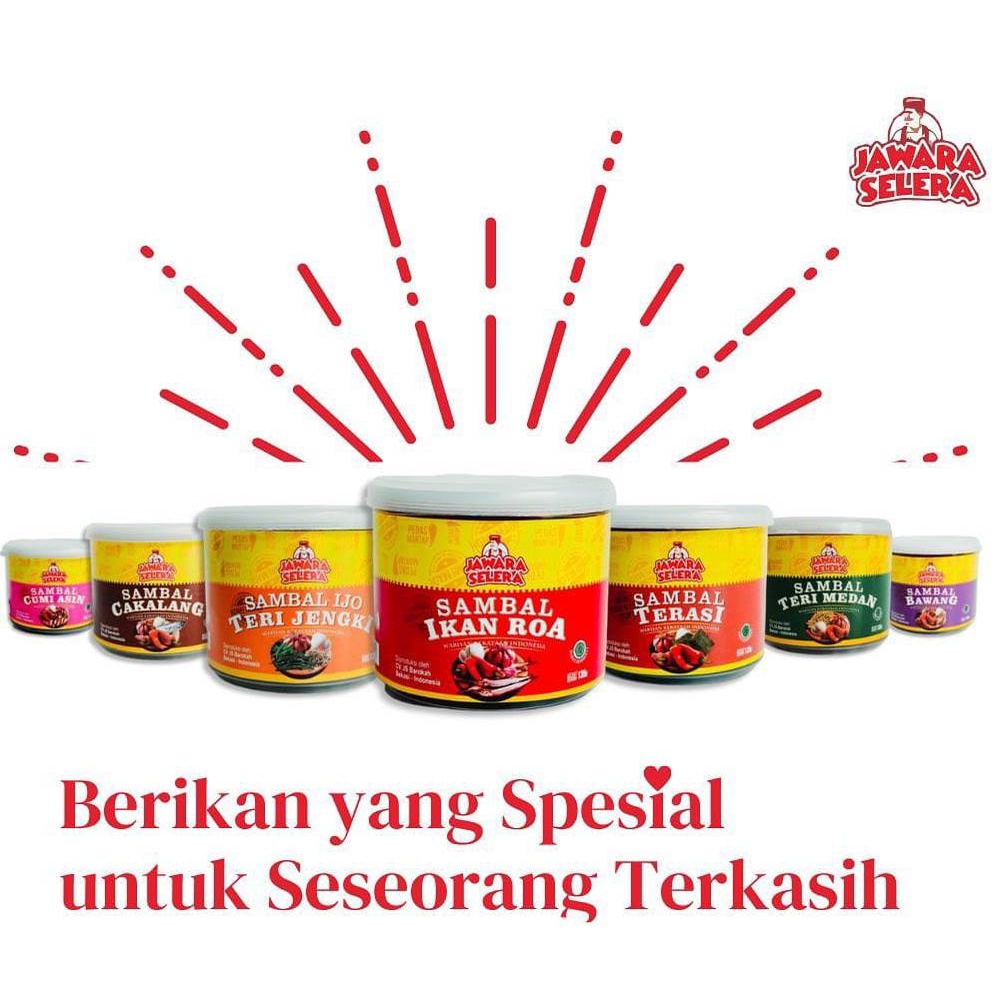 GROSIR SAMBAL JAWARA SELERA 135 GRAM