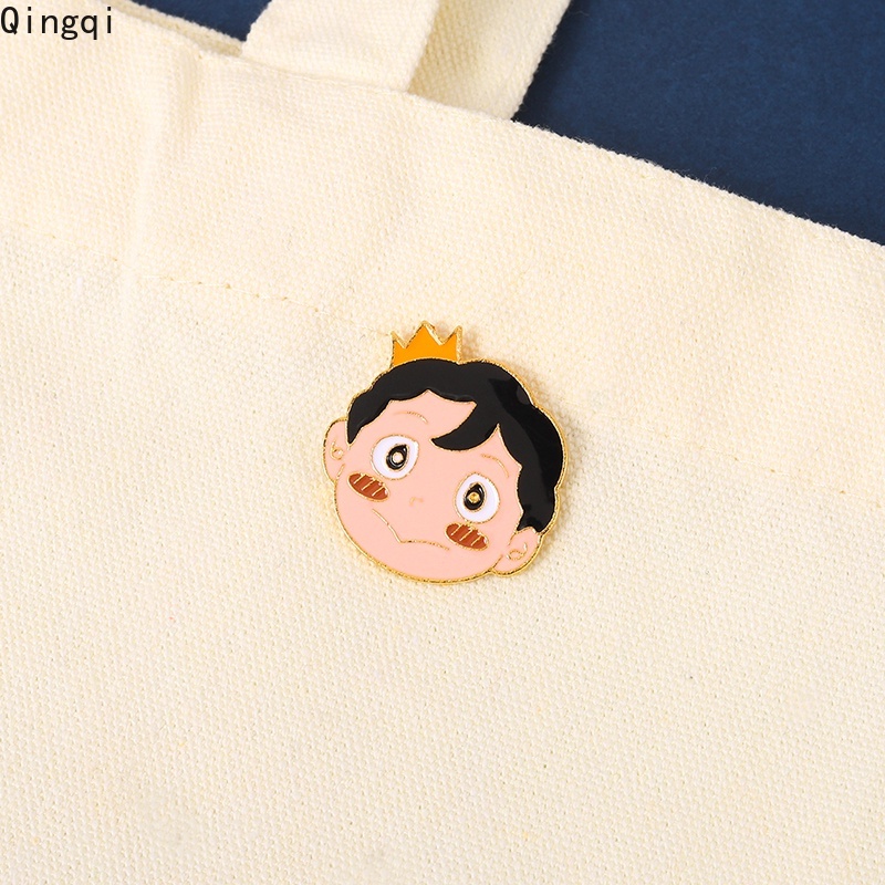 Bros Pin Enamel Desain Anime King Of Ranking Little Prince Of Giant Untuk Anak