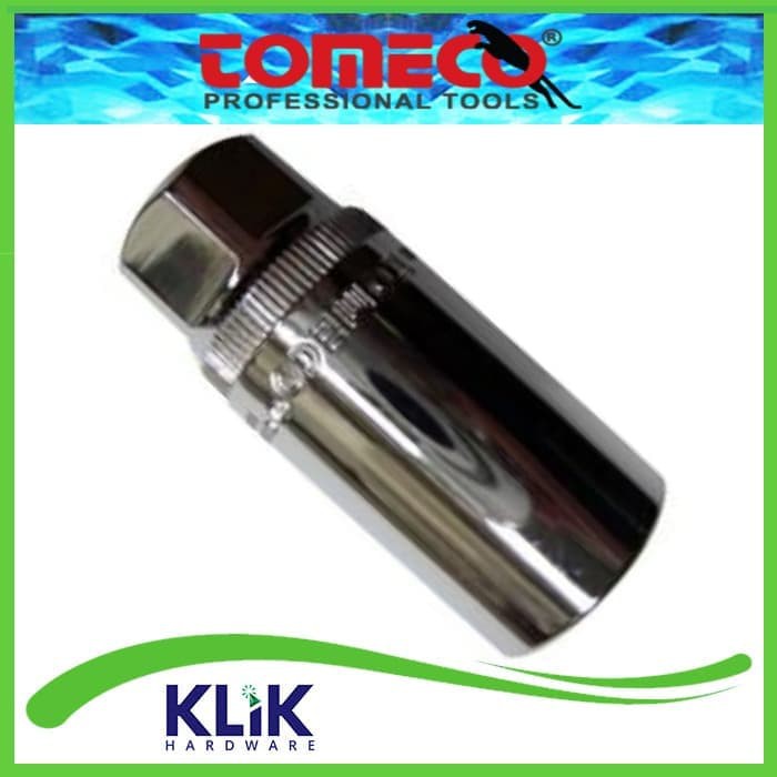 Tomeco Mata Kunci Sok Shock Busi 1/2&quot;x 19 mm - Spark Plug Sock Roda Racing 19 mm