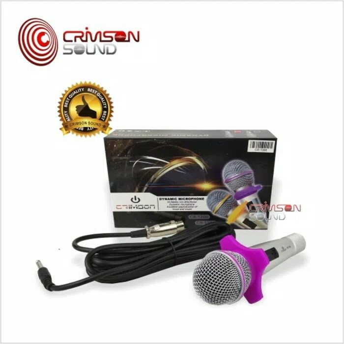 MIC KABEL CRIMSON CR-1300 MICROPHONE PROFESIONAL