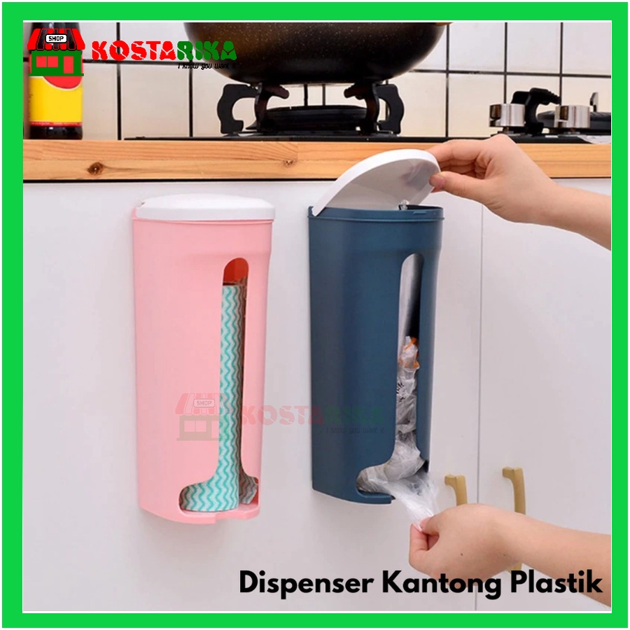 Tempat Kresek Dispenser Kantong Plastik Penyimpanan Kantong Plastik Rapi Plastic Storage Box Organizer