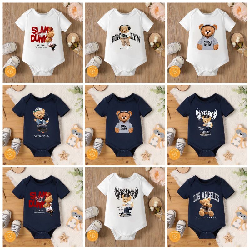 JUMPER BAYI PENDEK MOTIF ( SNI ) BISA COD