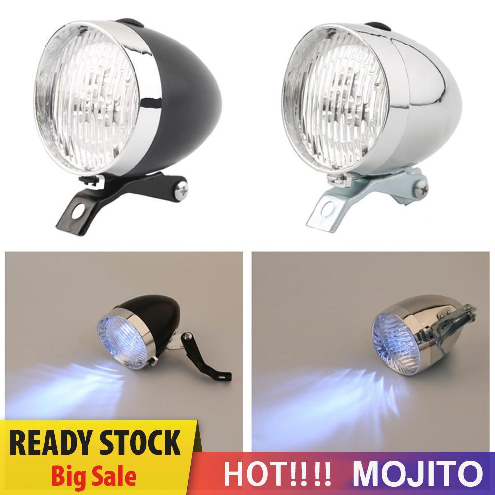 Lampu Depan 3 Led Gaya Retro Vintage Untuk Sepeda