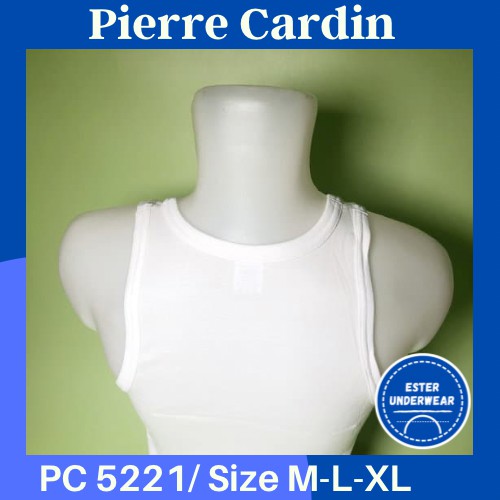 Kaos Singlet PIERRE CARDIN 5221 PUTIH ISI 1PCS