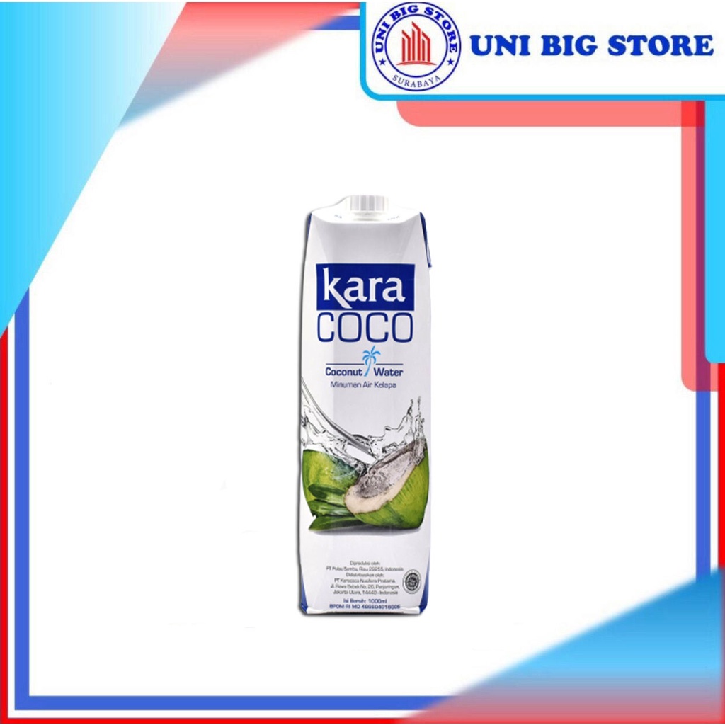 Jual KaraCoco Coconut Water 1 Liter Kara Coco Air Kelapa 1000 ml Shopee Indonesia