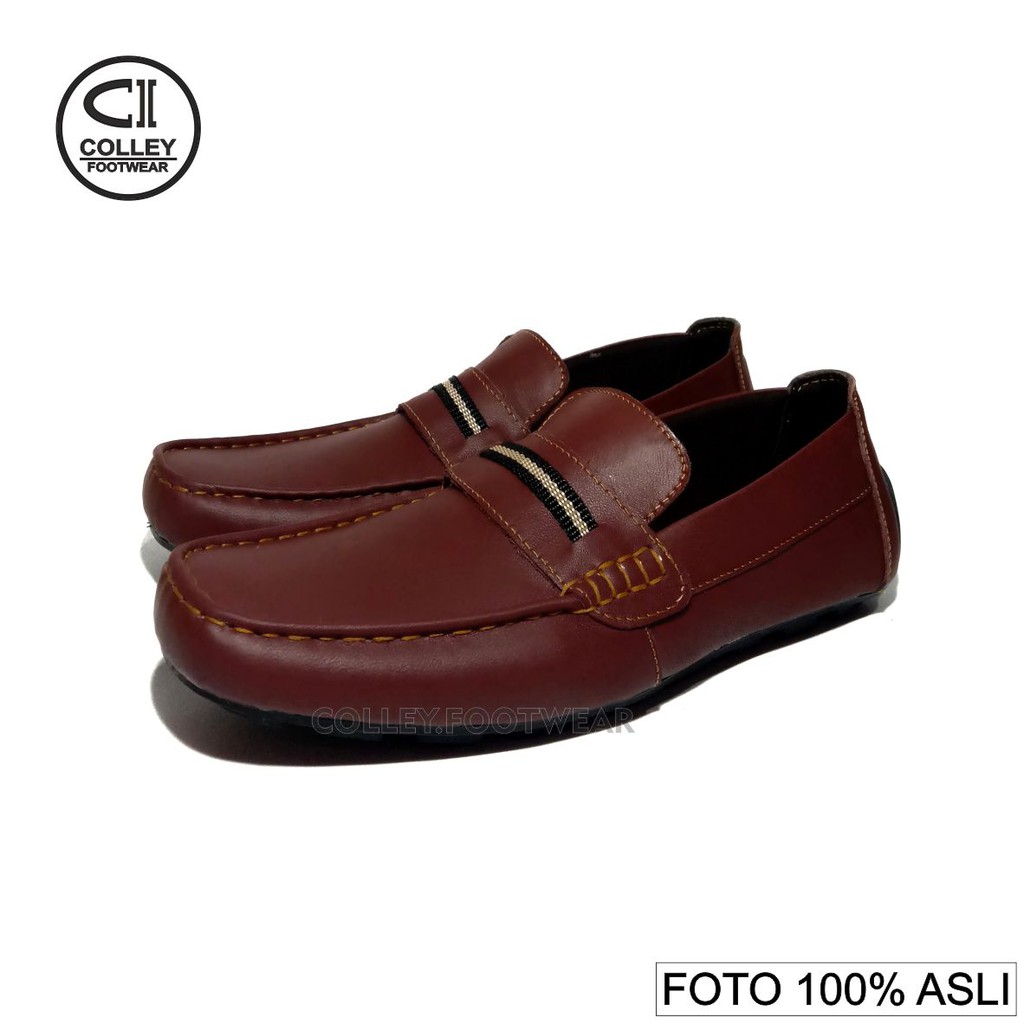 COD - SEPATU PRIA 100% KULIT ASLI / MOCASSIN / LOAFERS / CASUAL LEATHER SHOES CLY-ODL-019