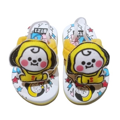 Sandal Bayi Motif Baru BTS Lucu