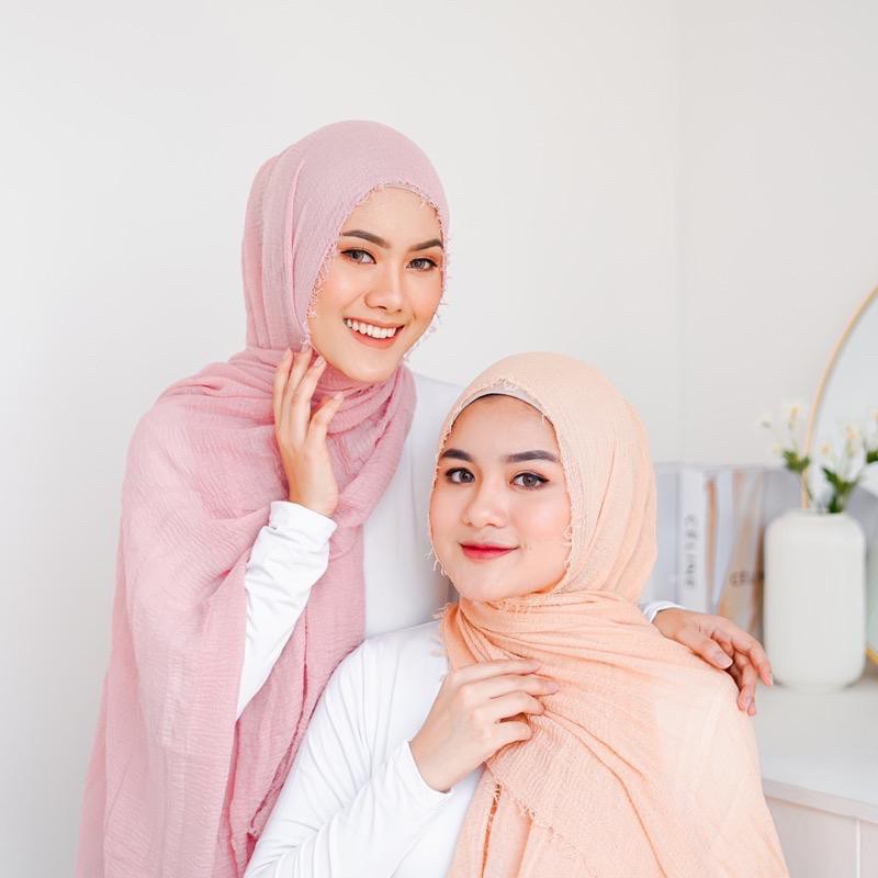 Pasmina Crinkle  Pashmina Shawl  Phasmina Kusut  Jilbab Pashmina Crincle  Kerudung Pashmina Cringkle